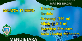 Ilarduia—ARTZANEGI (991 mts)—ALBEIZ (1.015 mts)—Nacedero Zirauntza Araia.. Araba. Mañanera